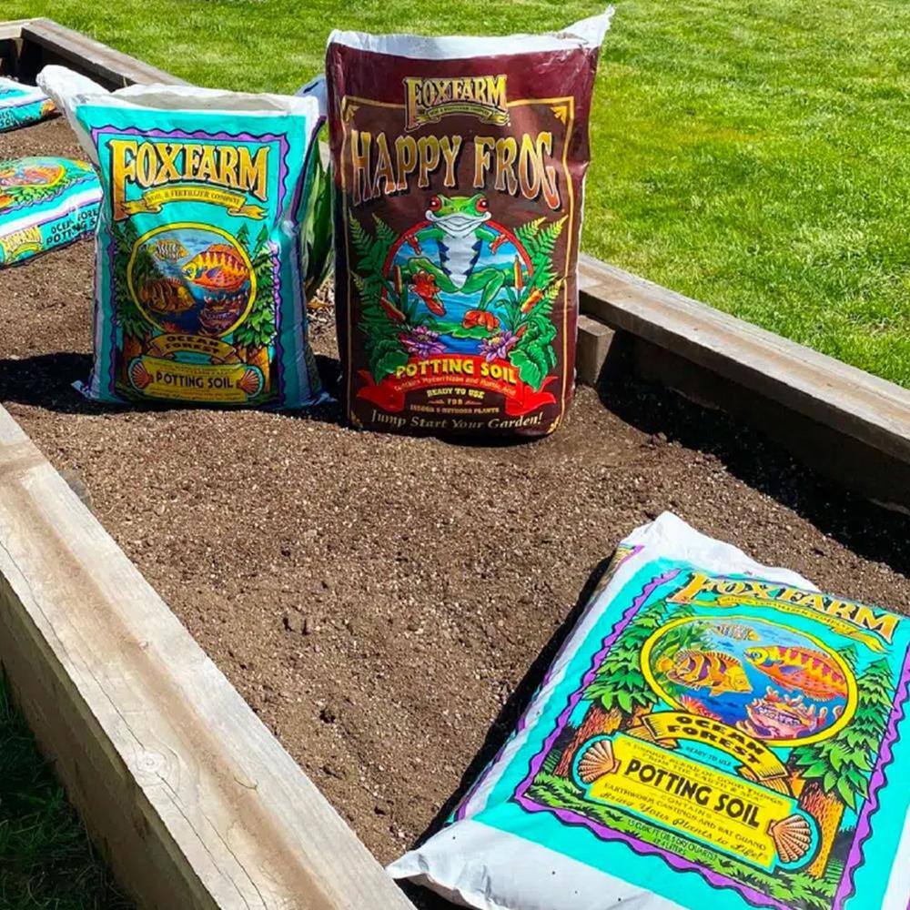 FOXFARM Ocean Forest Organic Garden Potting Soil Mix 12 qt. Bag (5-Pack) 5 x FX14053