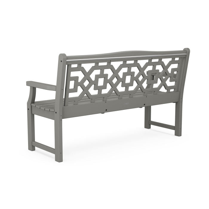 Polywood Chinoiserie Outdoor 60 Garden Bench by Martha Stewart