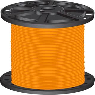 Southwire 500 ft. 8 Orange Stranded CU SIMpull THHN Wire 23849312