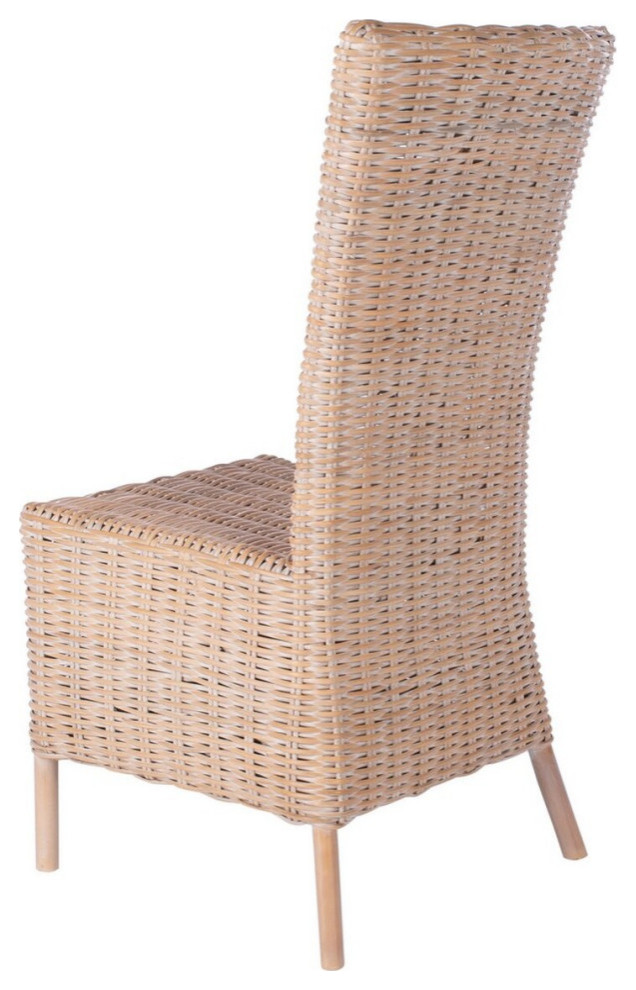 Anglyn Accent Chair Natural Whitewash  Set 2   Tropical   Dining Chairs   by V.S.D Furniture  Houzz