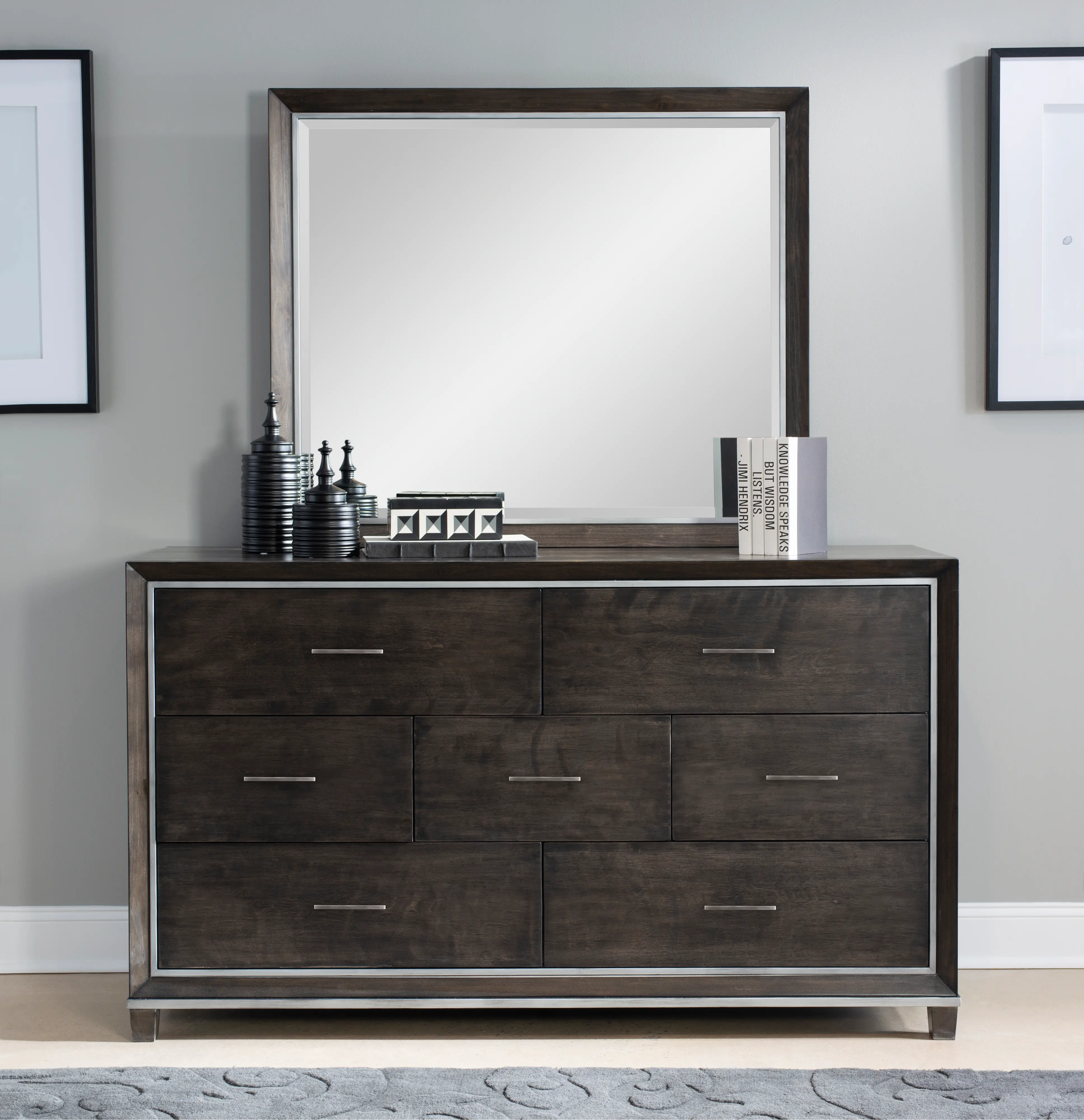 Counter Point Smoke Gray Dresser