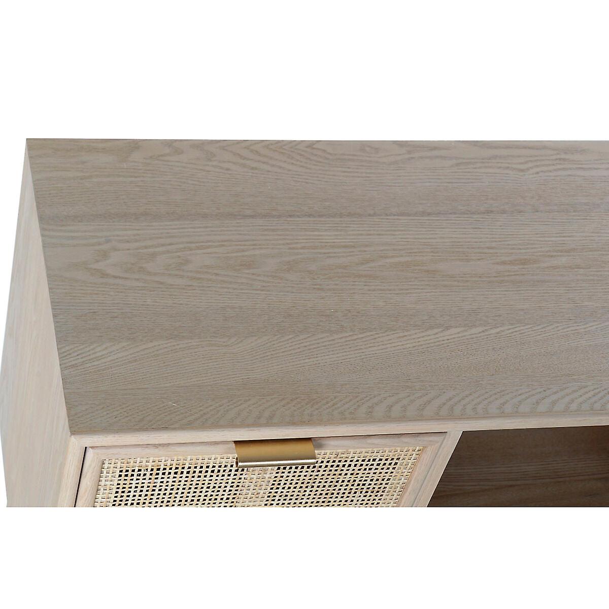 Tv furniture dkd home decor paolownia wood mdf wood (120 x 42 x 60 cm)