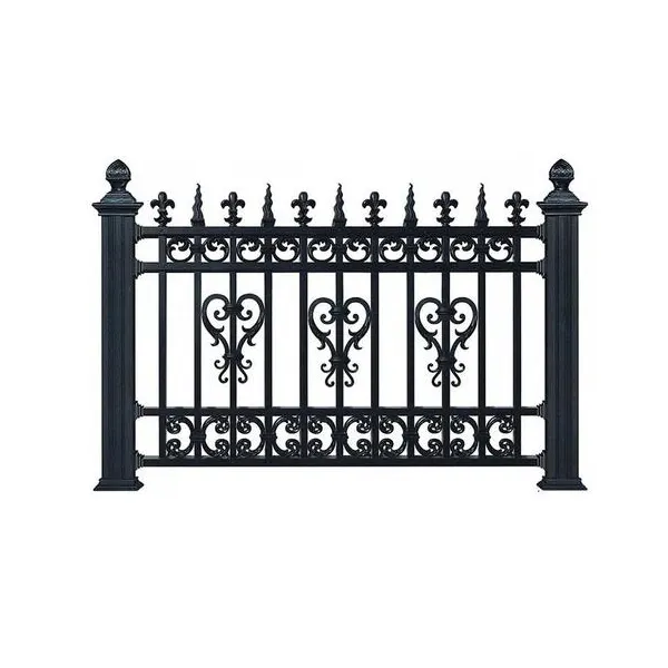 good  Poles Style Round Style Garden Gate and Fence Waterproof Accessories Powder Coated Aluminium Metal Decoration Support