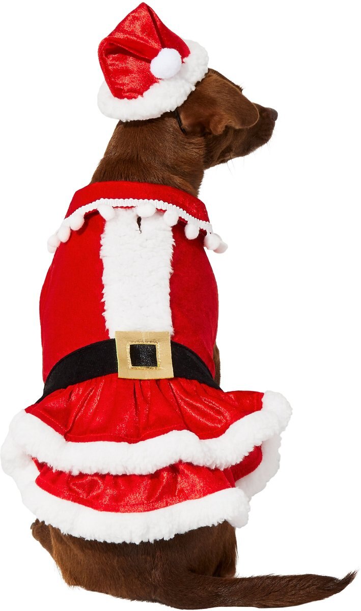 Frisco Mrs. Claus Dog and Cat Costume