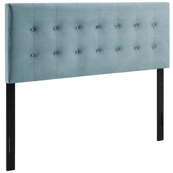 Copper Grove Windsheim King-size Tufted Velvet Headboard - - 28504016