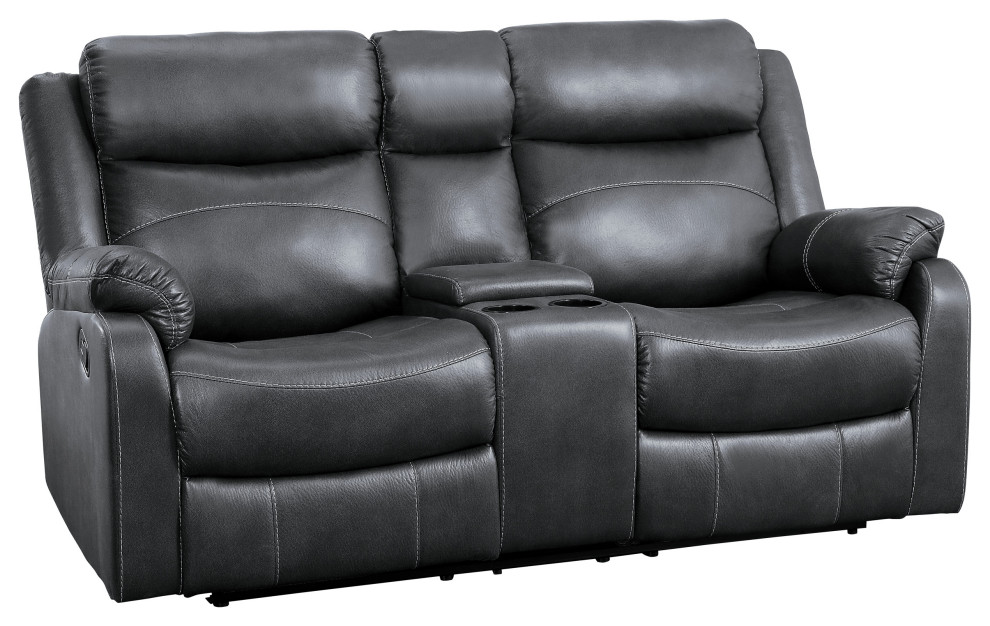 Darlene Reclining Sofa Collection   Contemporary   Loveseats   by Lexicon Home  Houzz