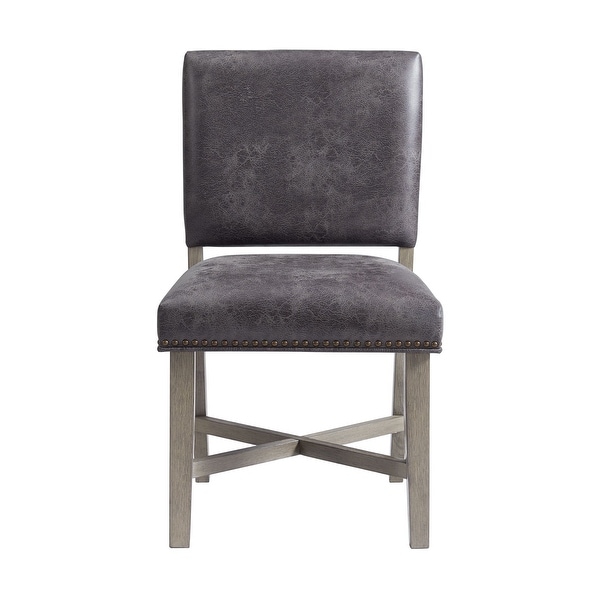 Picket House Furnishings Modesto Dining Side Chair Set in Grey