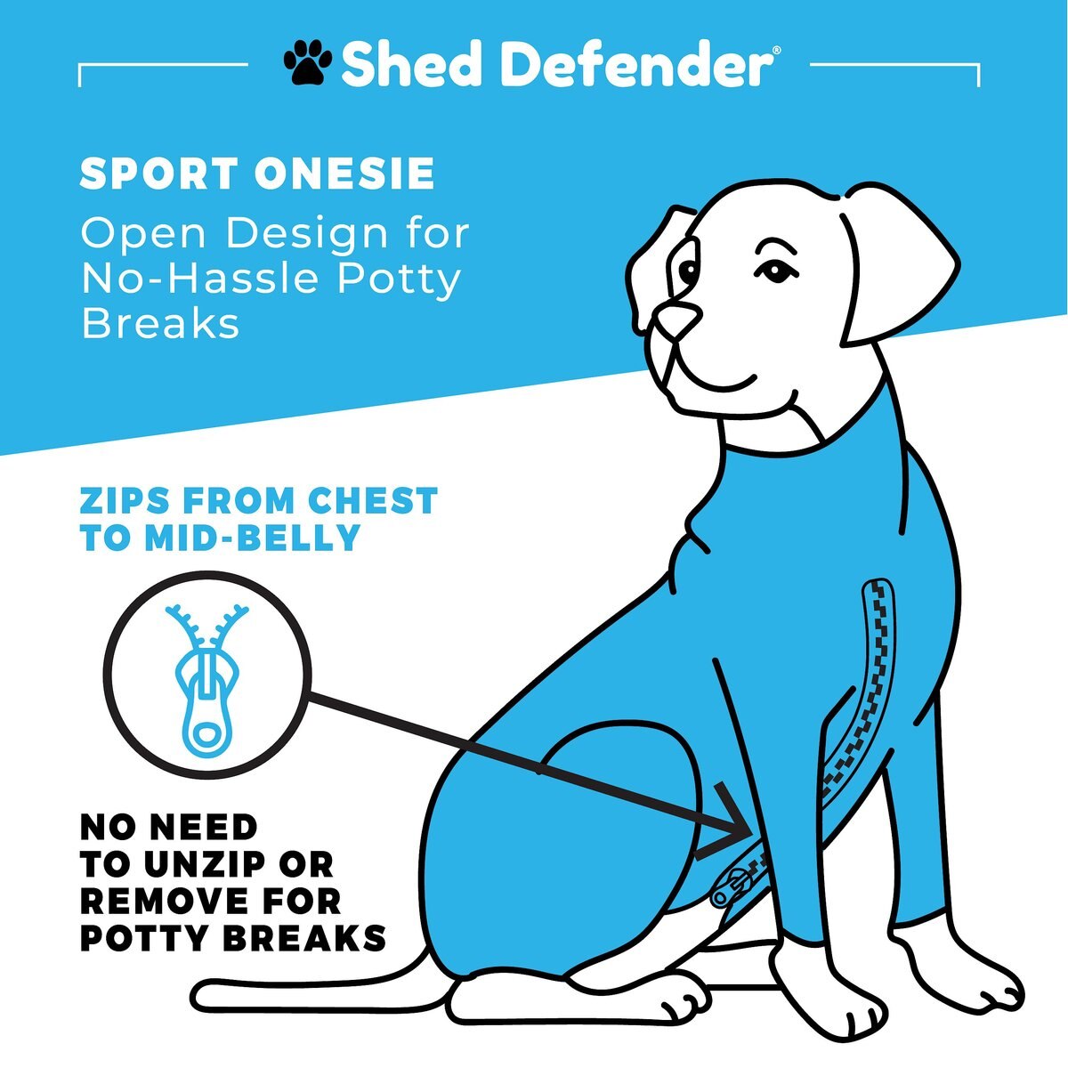 Shed Defender Sport Dog Onesie