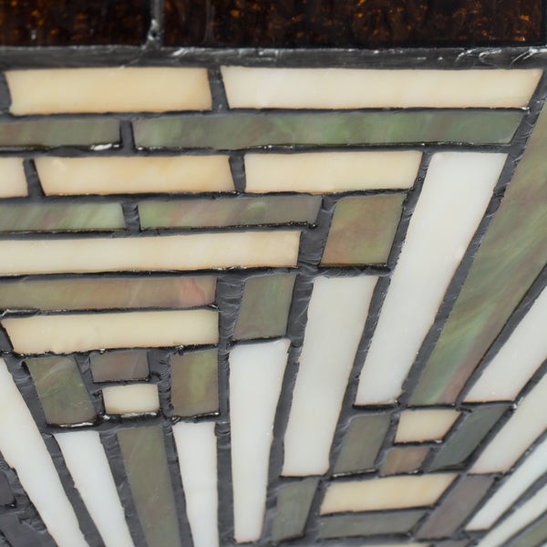 -style Frank Lloyd Wright Mission Ceiling Lamp