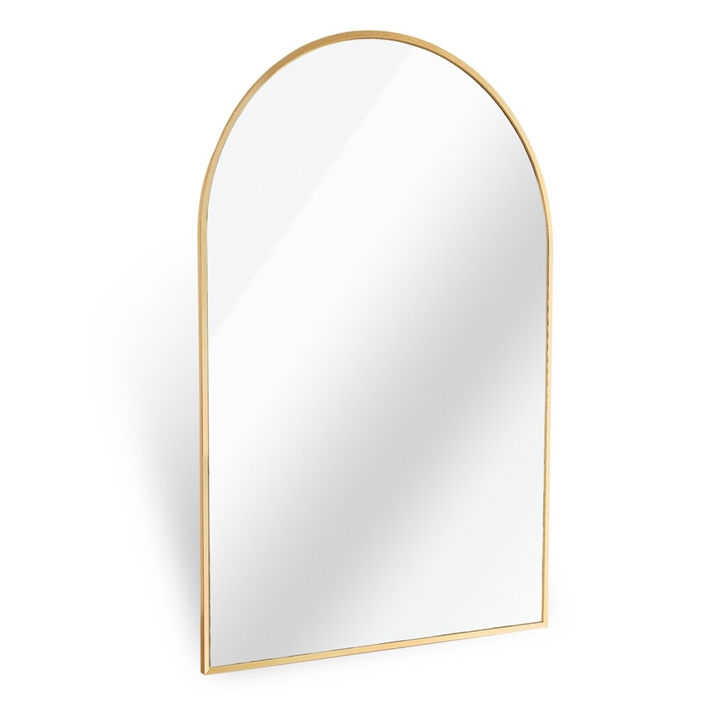 Metal Large Arch Mirror with Shatterproof Film and Density Board