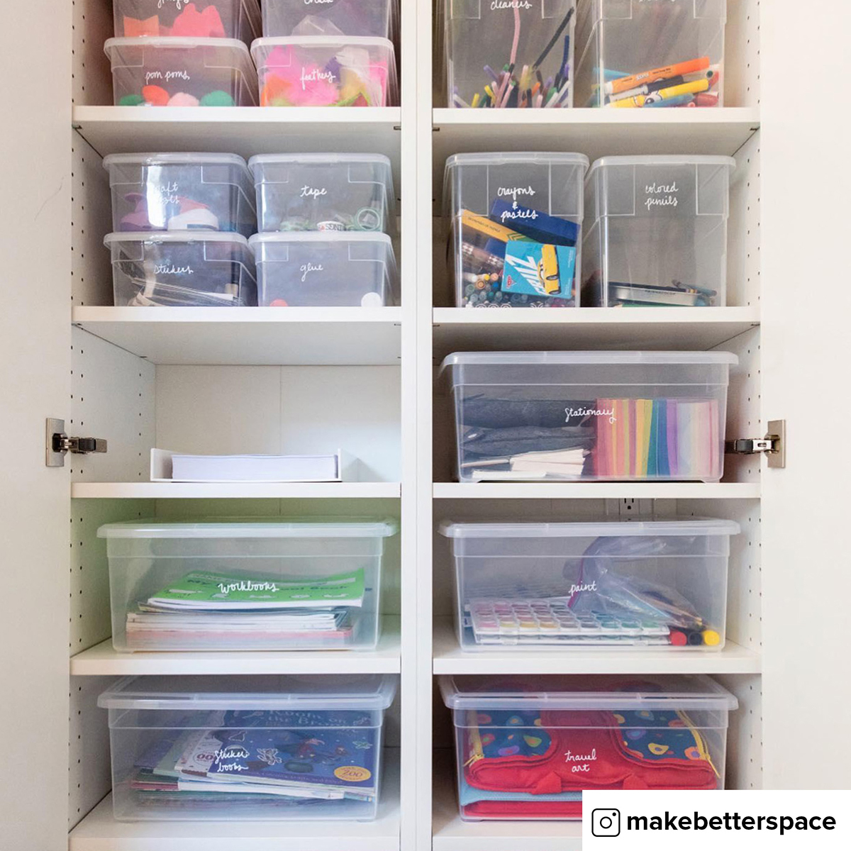 Our Clear Storage Boxes