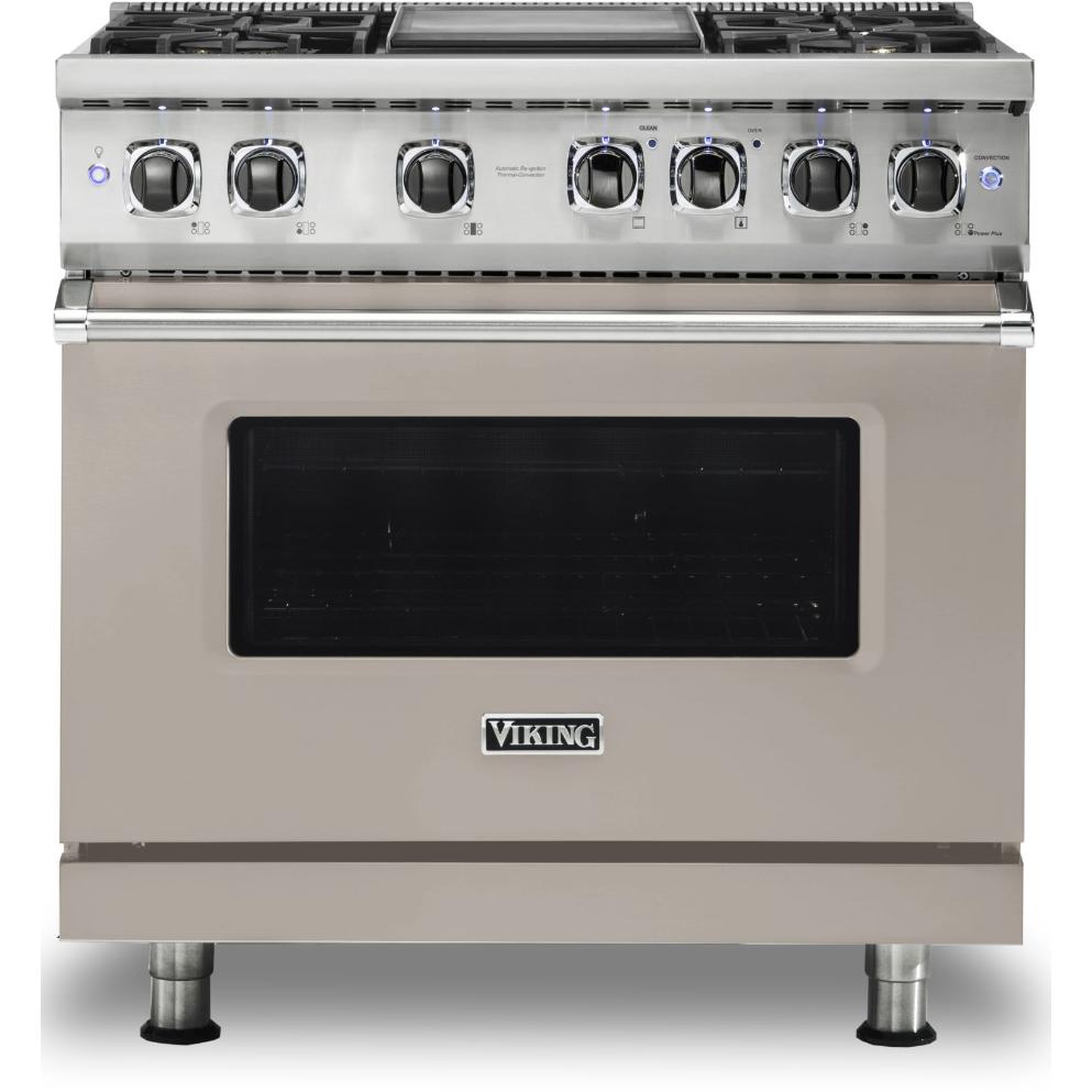 Viking 36-inch Freestanding Dual-Fuel Range with Vari-Speed Dual Flow Convection CVDR536-4GPG