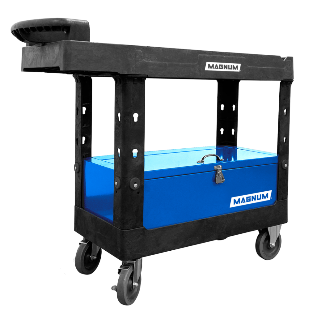 Sur Pro 41 x 17 Service Cart with V Cut & Magnum Vault Toolbox Kit