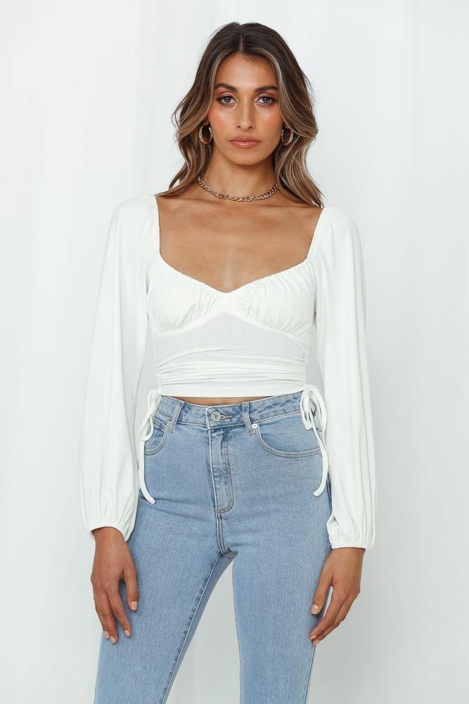 Live Wire Crop White