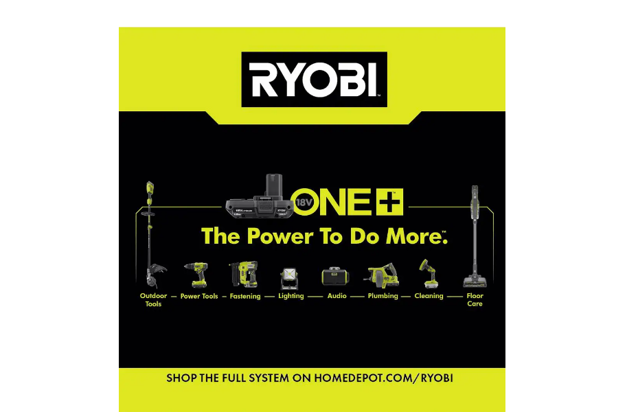 RYOBI PBT01B ONE+ 18V Cordless 7-1/4 in. Sliding Compound Miter Saw