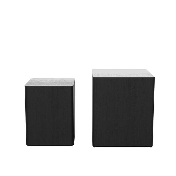 Upgrade MDF Nesting Side Table for Living Room (Set of 2)