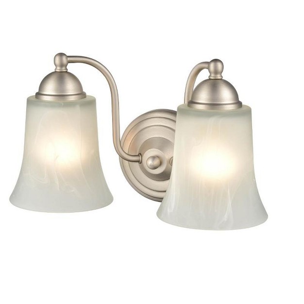 Millennium Lighting 2 Light Vanity Satin Nickel