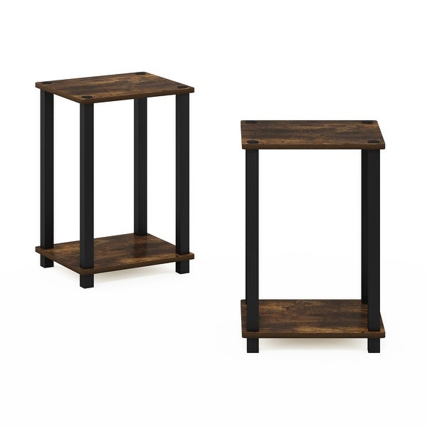 Furinno Simplistic End Table， Small， Set of 2