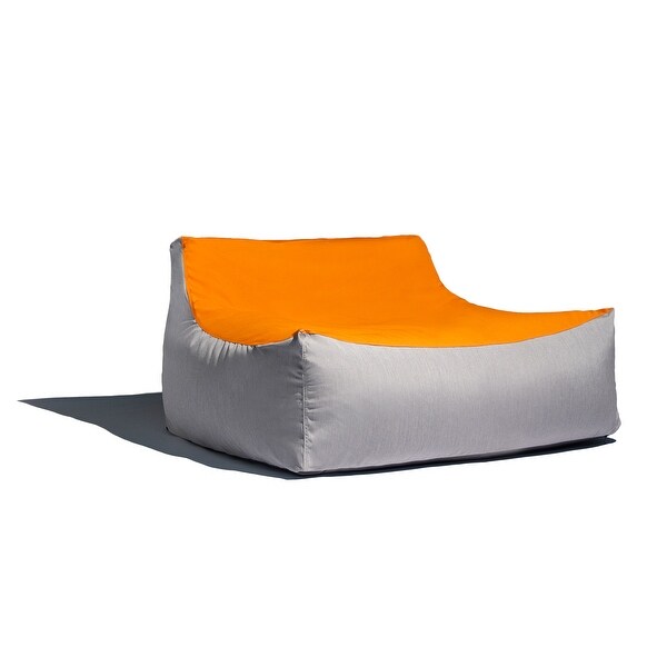 Jaxx Lavista Outdoor Bean Bag Loveseat / Modern Patio Sofa