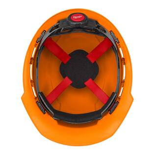 MW BOLT Orange Type 1 Class C Front Brim Vented Hard Hat with 4-Point Ratcheting Suspension (10-Pack) 48-73-1212X10