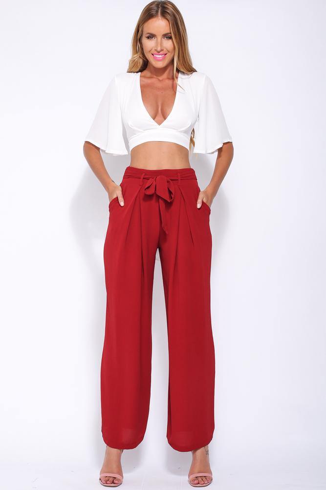 Grand Finale Pants Burgundy