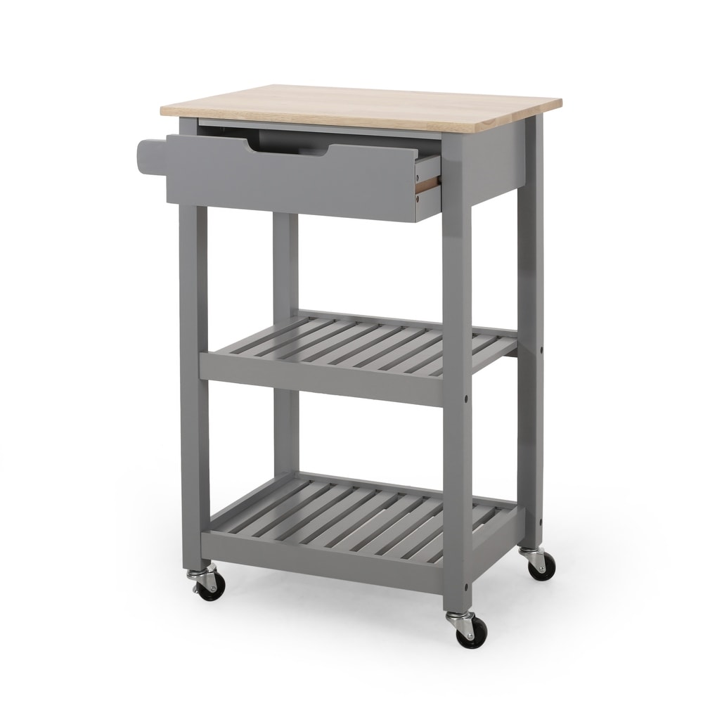 Dade Kitchen Cart with Wheels by Christopher Knight Home