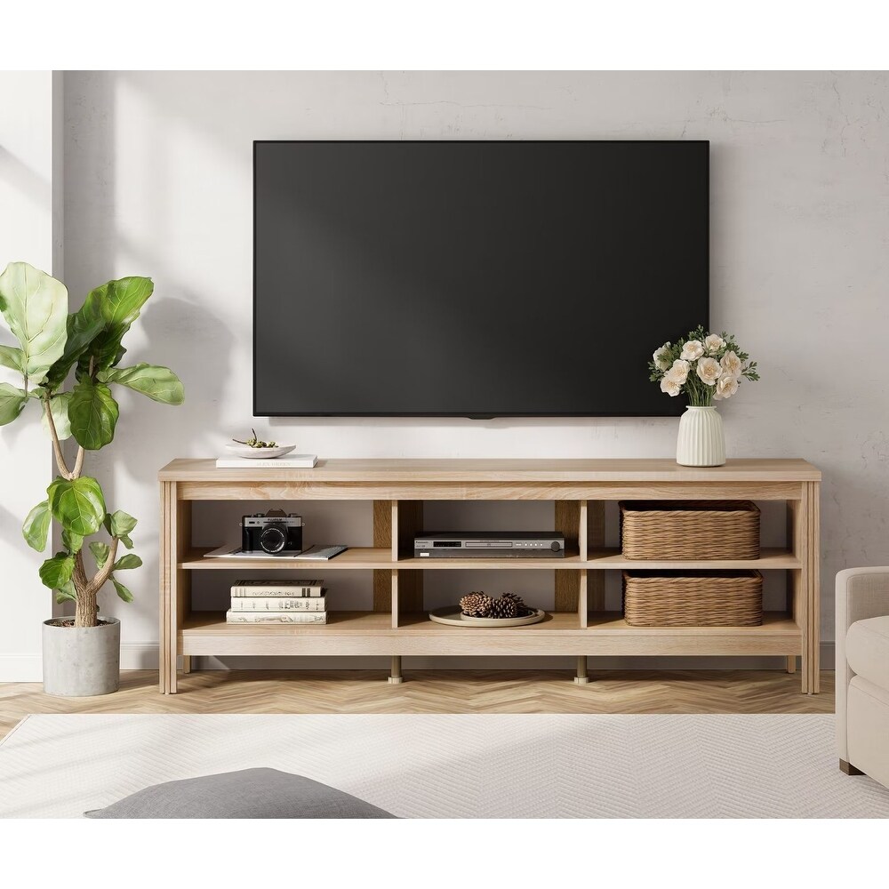 70 Inch TV Stand for 75'' TV  Classic Entertainment Center TV Console