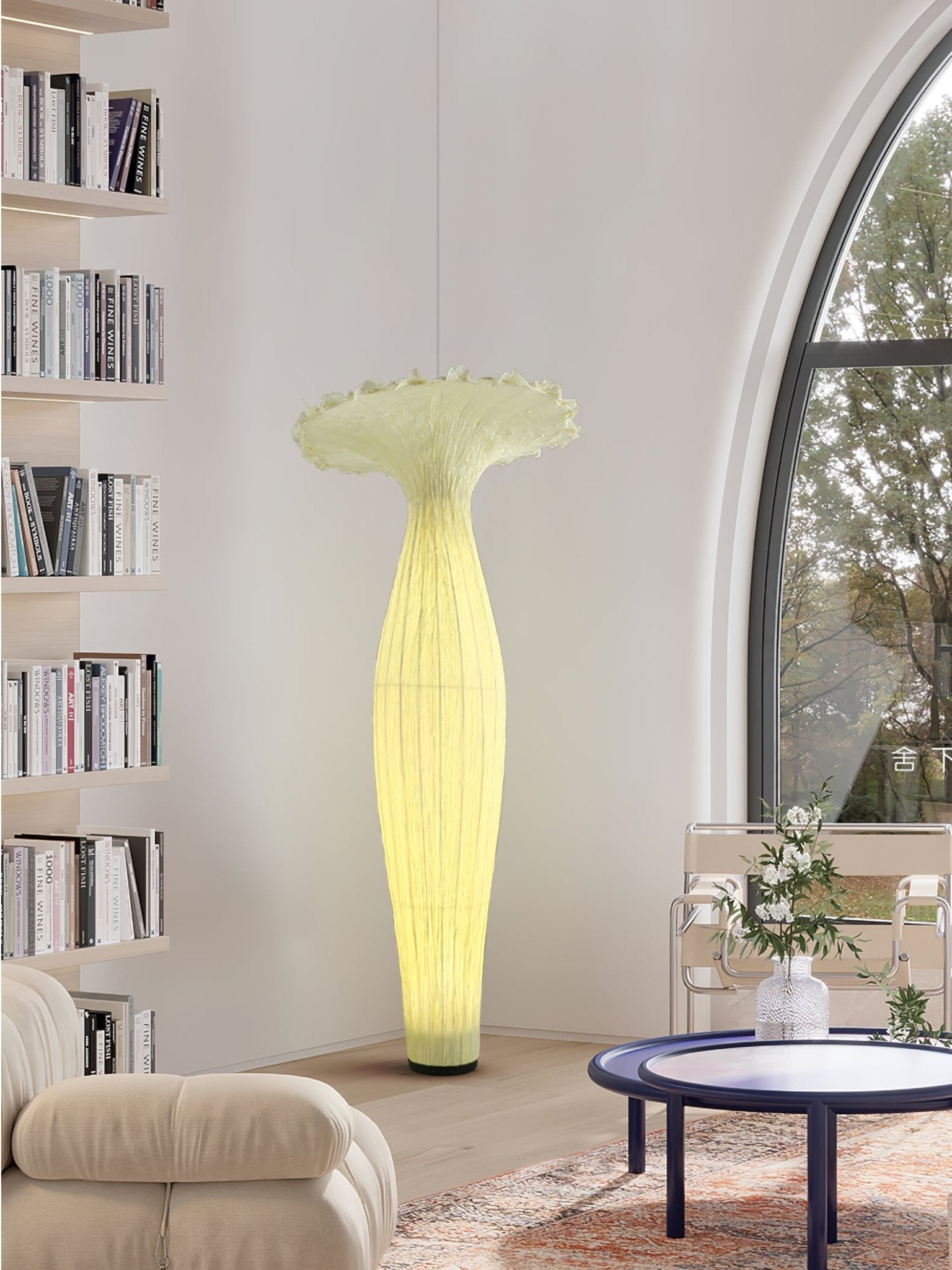 Vase Fabric Floor Lamp