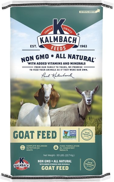 Kalmbach Feeds 16% Non-GMO Pelleted Goat Feed， 50-lb bag