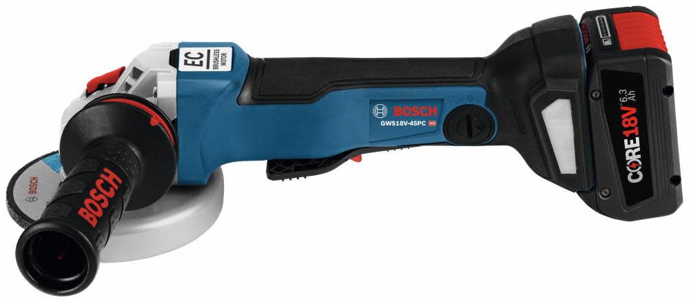 18V EC Brushless Connected-Ready 4-1/2 In. Angle Grinder with No Lock-On Paddle Switch (Bare Tool)