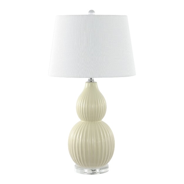 Ceramic Thatcher Table Lamp includes Led Light Bulb Jonathan Y