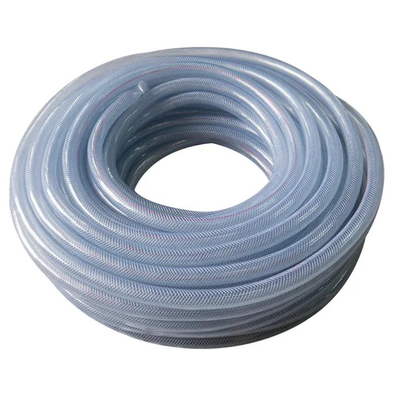 Manufacturers supply anti aging PVC hose garden building transparent snakeskin mesh pipe anti freeze anti hard braid NMS