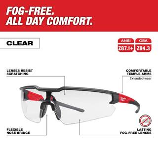 MW Safety Glasses with Clear Fog-Free Lenses (12-Pack) 48-73-2012X12