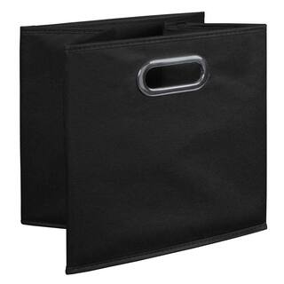 Regency 12 in. H x 12 in. W x 12 in. D Black Fabric Cube Storage Bin 6-Pack HDCHTOTE6PKBK