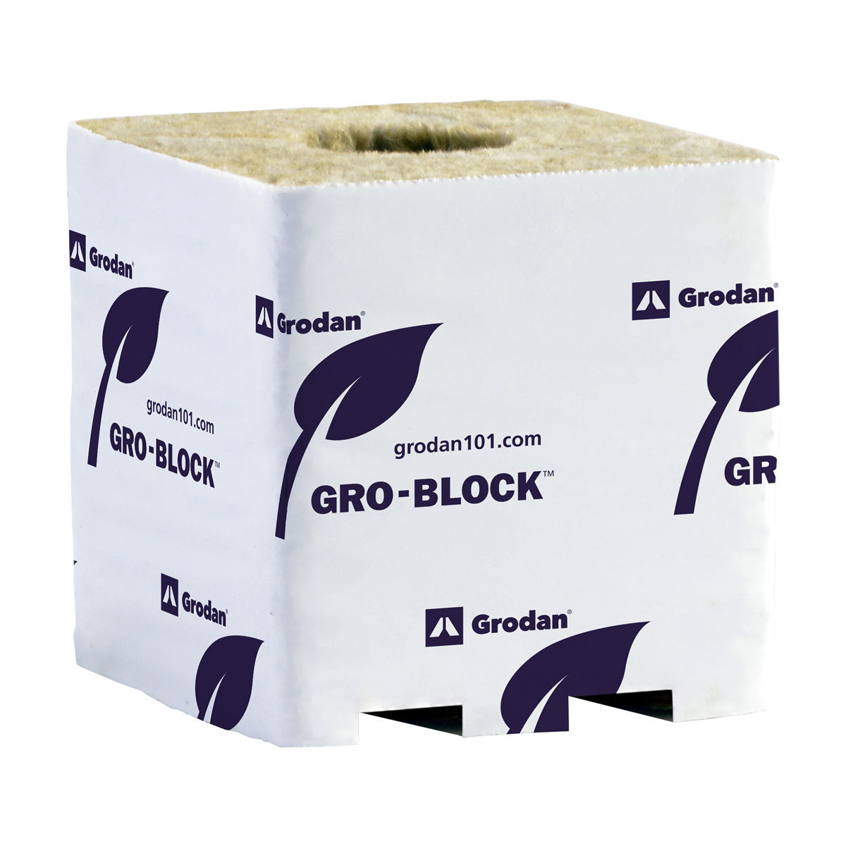 Grodan Delta 10 Wrapped Gro-Block with Hole， 4