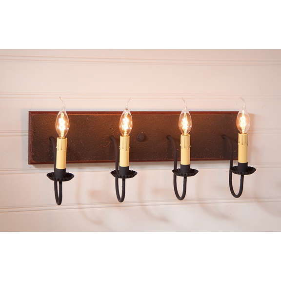 Irvin's Tinware 9185TESB 4 Light Vanity Light in E...