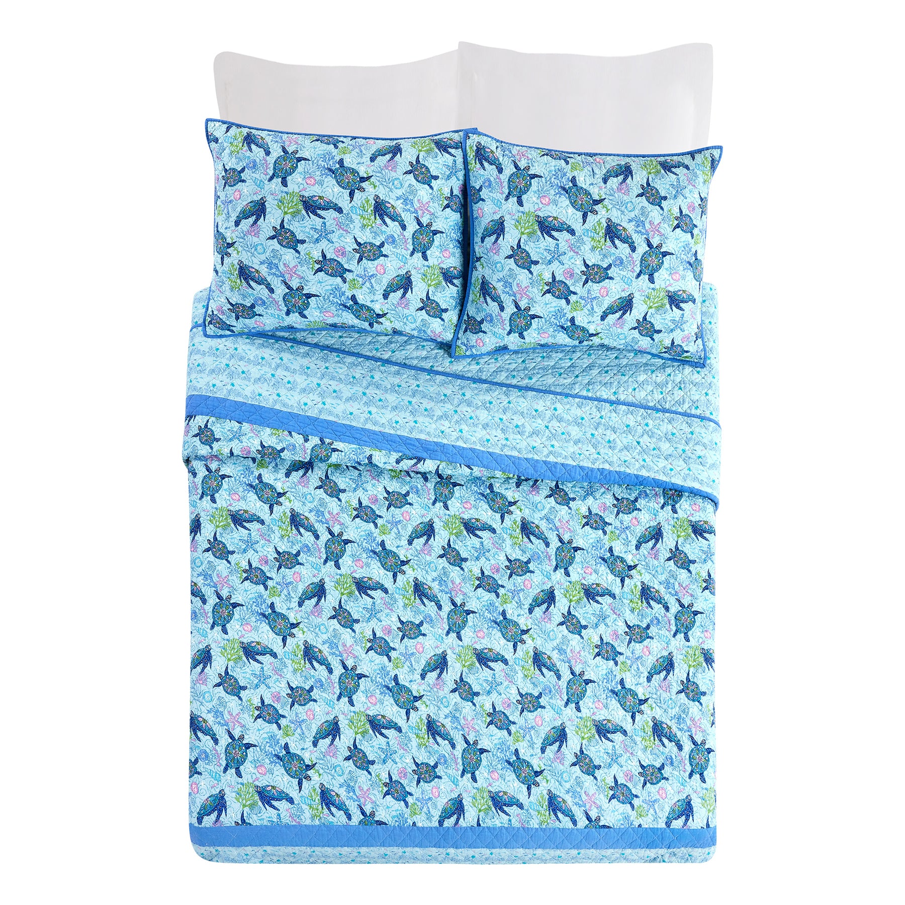 Turtle Dream Quilt Set, Twin