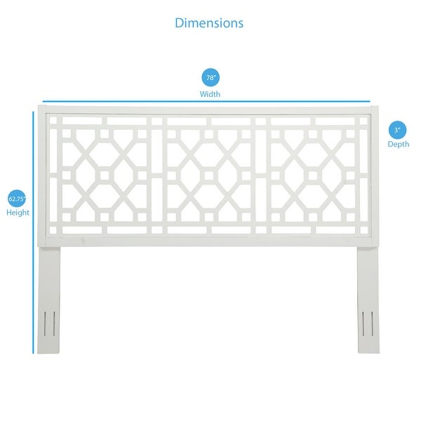 Porch and Den Greenwood Chippendale Headboard - - 27034625