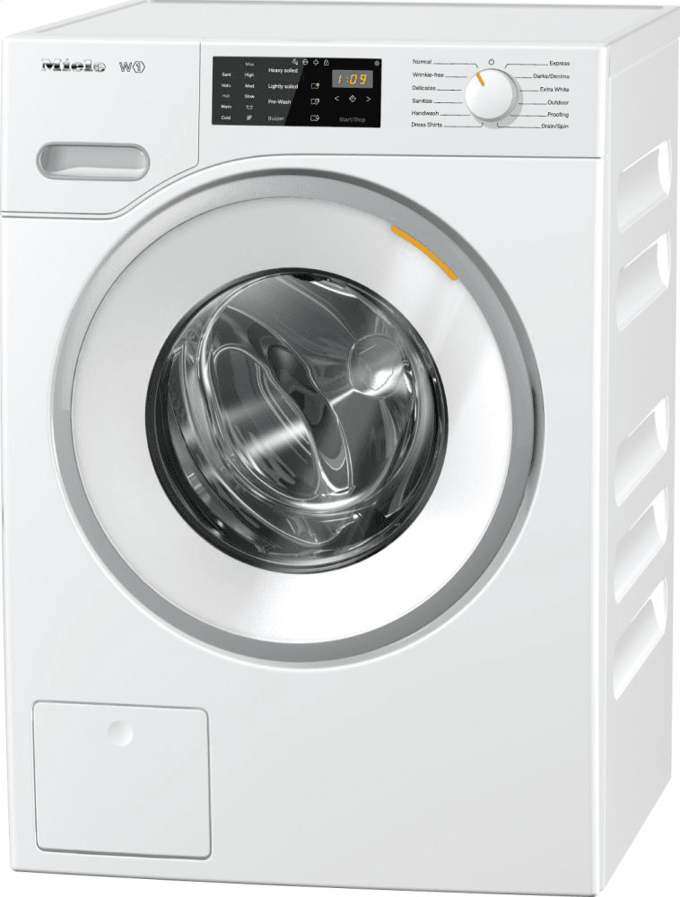 Miele WWB020WCS W1 Classic Front-Loading Washing Machine With Capdosing For Intelligent Laundry Care.