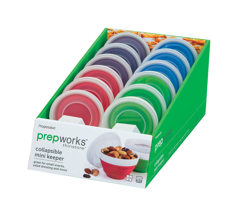 Progressive Prepworks Thinstore Assorted Polypropylene Collapsible Mini Keeper