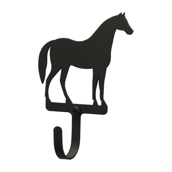 Village Wrought Horse   Wall Hook