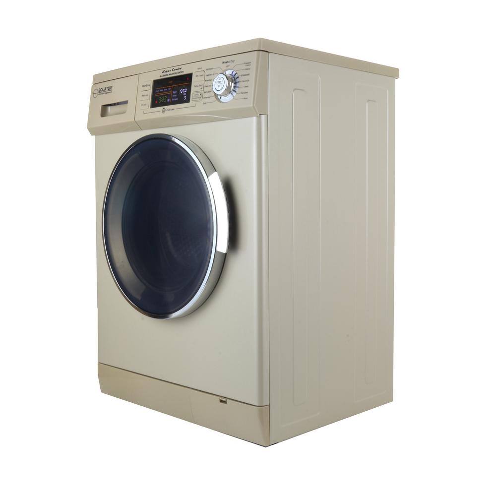 Equator 1.57 cu. ft. 110V All-in-One Washer and Dryer Combo in Gold with 2-Boxes of HE Detergent 4400NGold+Det