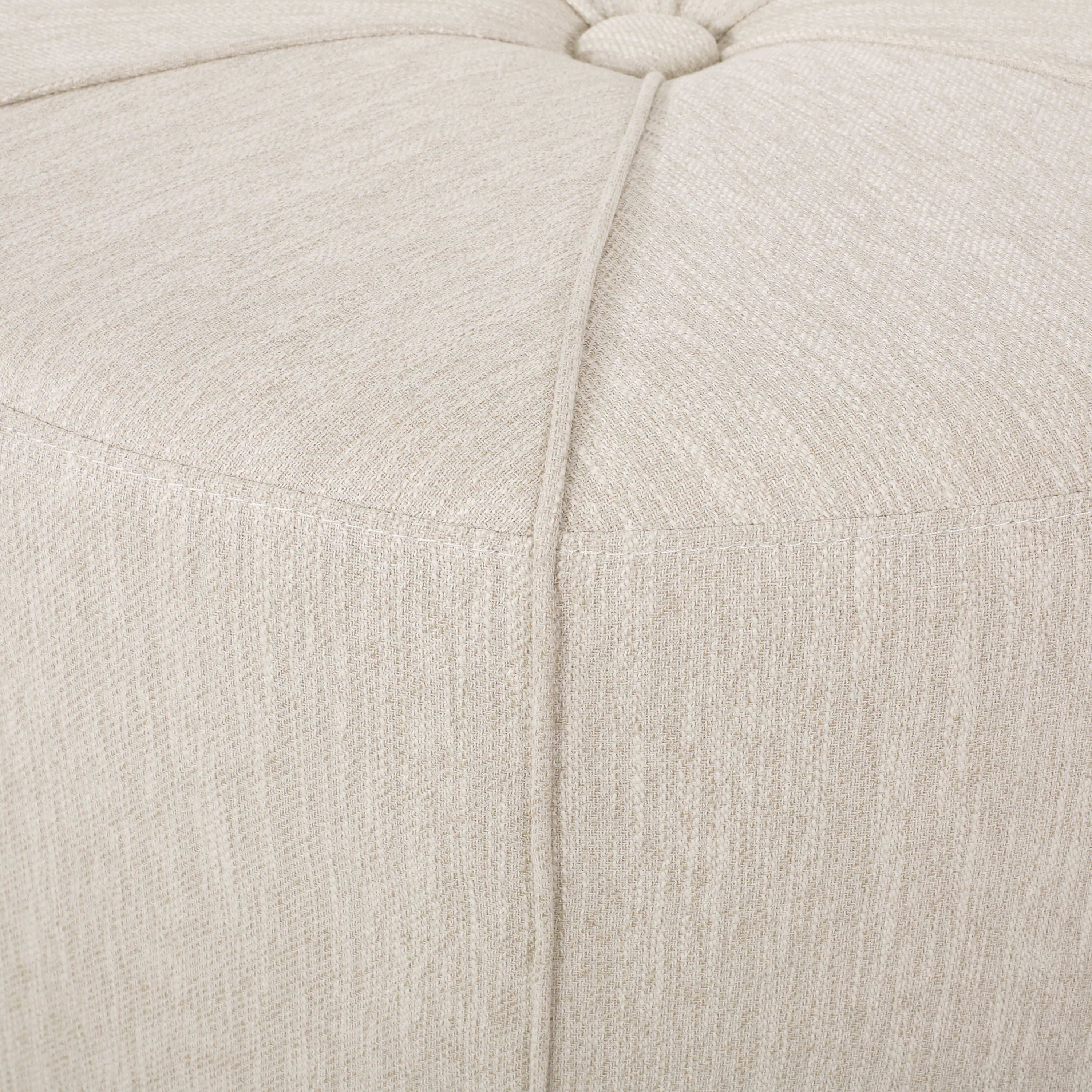 Bergeson Fabric Upholstered Round Ottoman