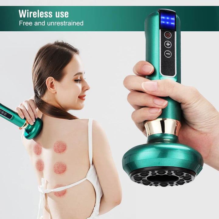 12 Level Electric Cupping Massager | Anti-Cellulite Vacuum Suction Cup