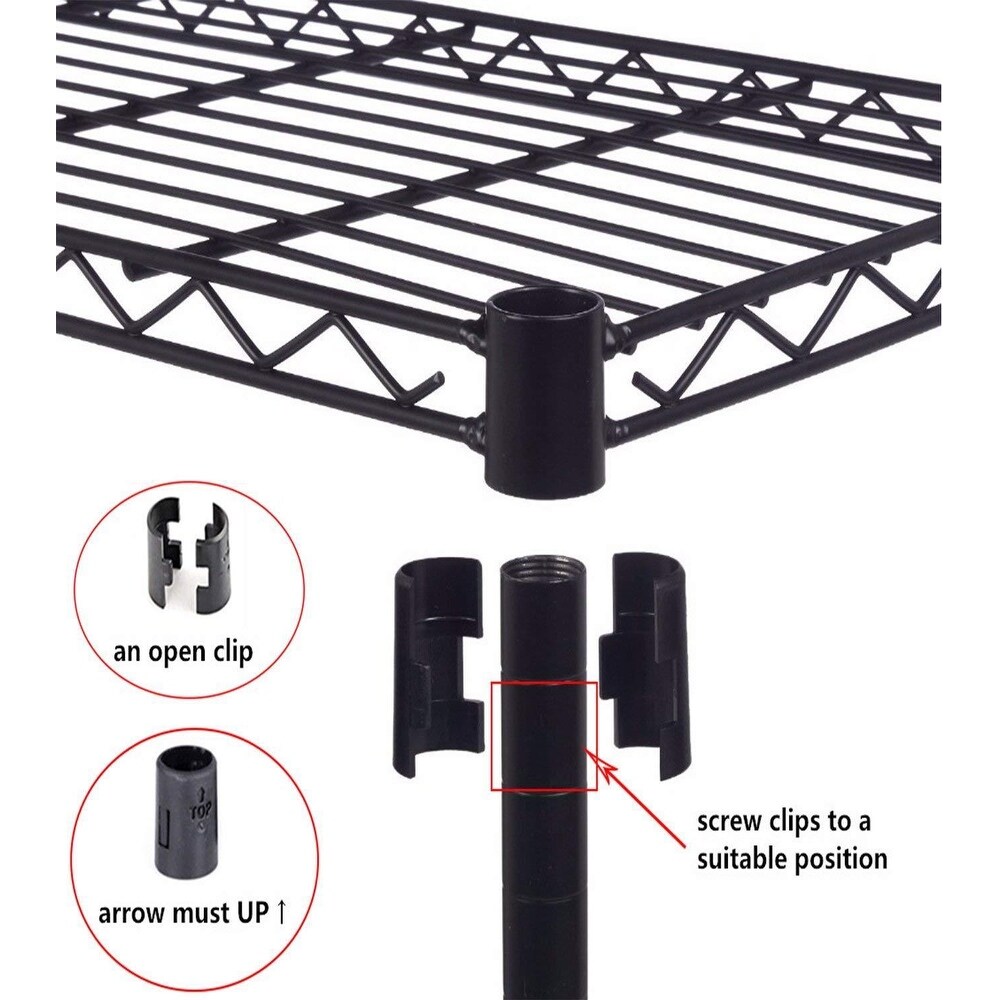 Costway 48''x18''x71'' Closet Organizer Garment Rack Portable Clothes