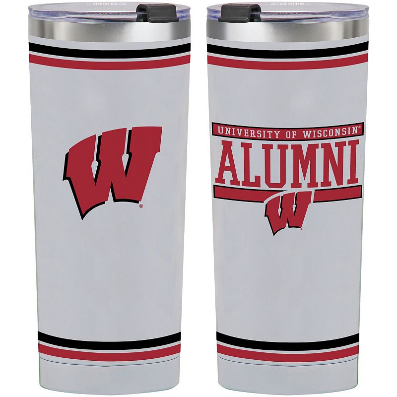 Wisconsin Badgers 24oz. Alumni Stainless Steel Tumbler