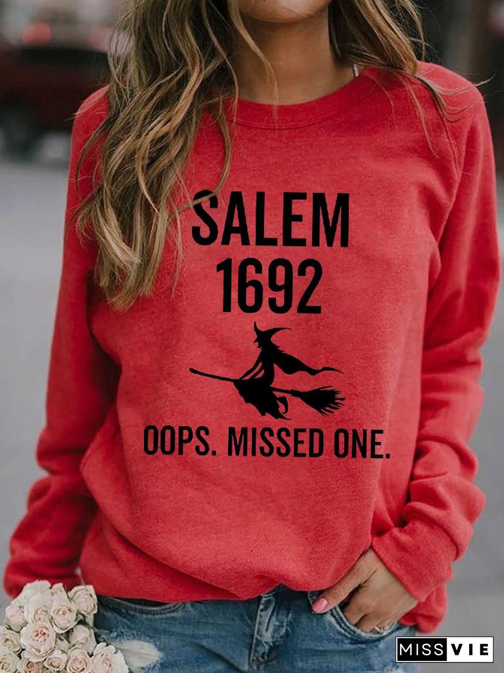 Women's Salem 1692 Ooops.Missed One Sweatshirt