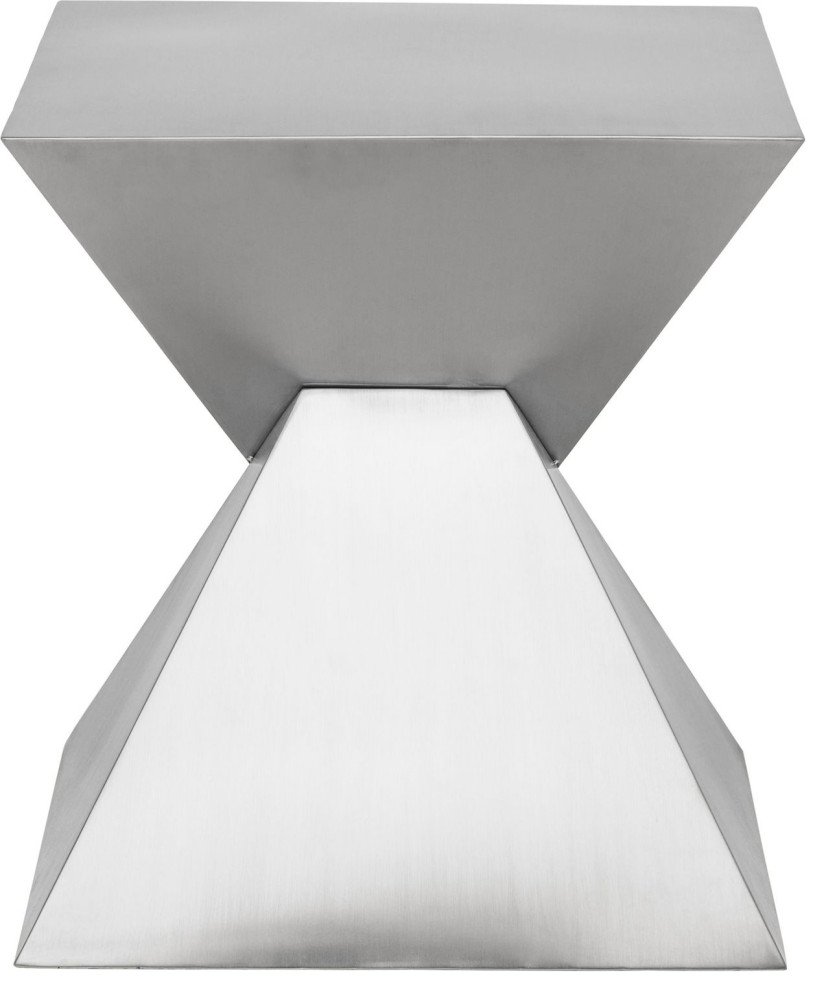 Nuevo Furniture Giza Steel Side Table   Contemporary   Side Tables And End Tables   by Unlimited Furniture Group  Houzz