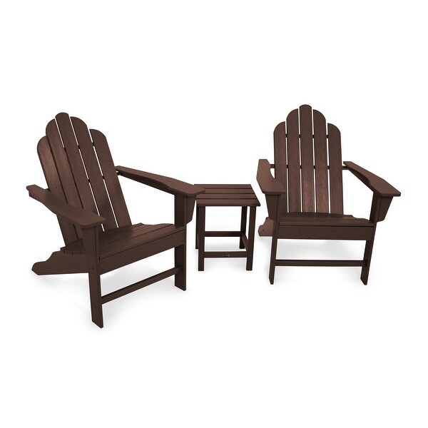 POLYWOOD Long Island Adirondack Chair 3Piece Set