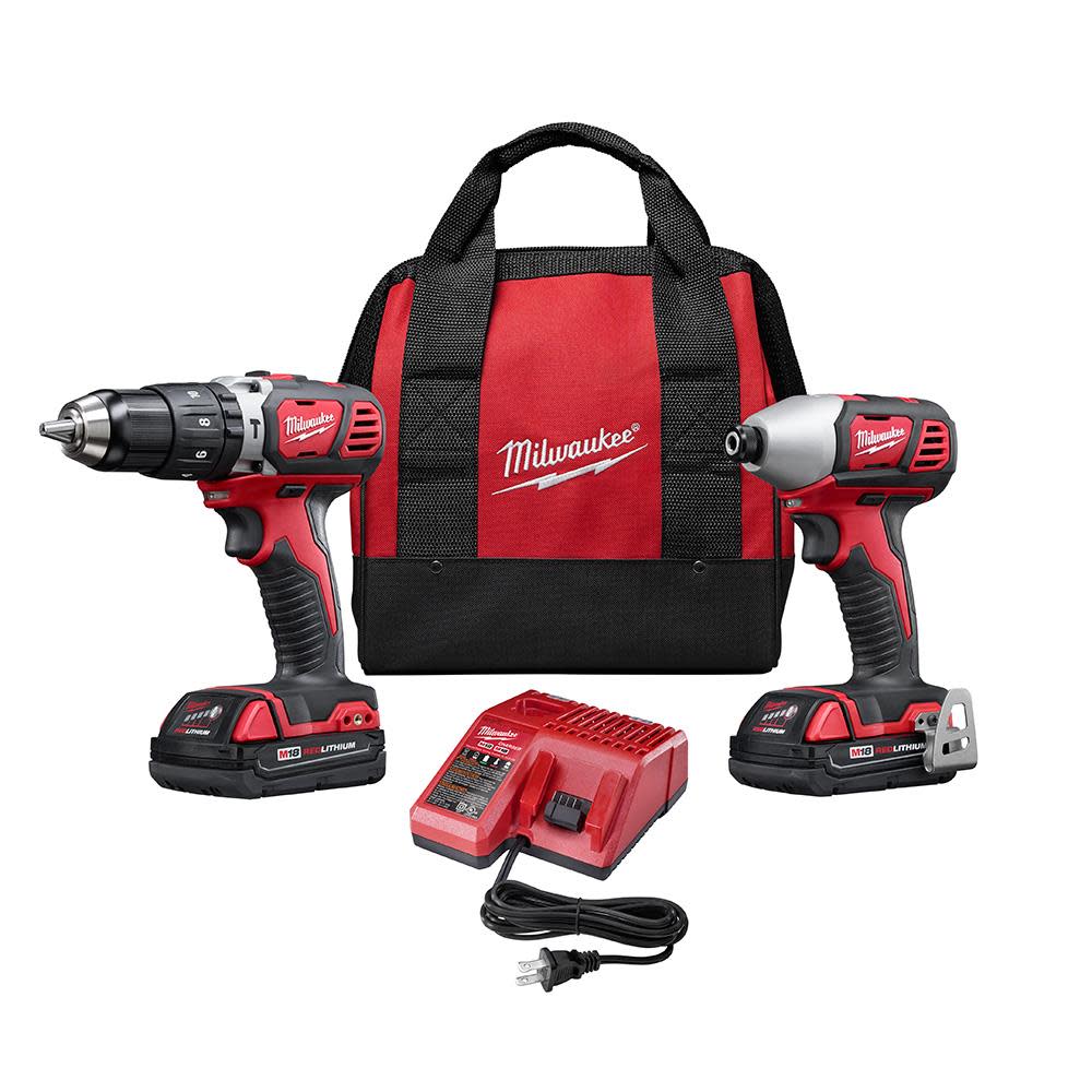 Milwaukee M18 Cordless Lithium-Ion 2-Tool Combo Kit 2697-22CT from Milwaukee